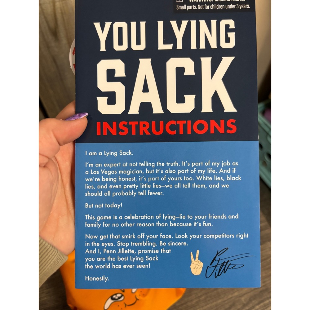 You Lying Sack Board Game Exploding Kittens Penn Jillette Bluffing Party Game - Picture 4 of 4